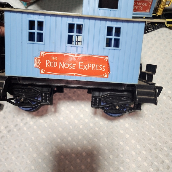 VINTAGE RUDOLPH THE RED NOSE REINDEER THE RED NOSE EXPRESS FULL SET but NO BOX - Picture 3 of 13